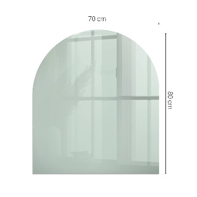 Glass hearths for wood burners Color Light green