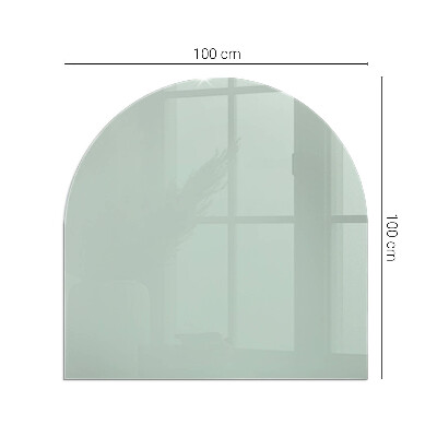 Glass hearths for wood burners Color Light green