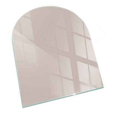 Glass hearth for log burner Color: Light brown