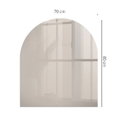 Glass hearth for log burner Color: Light brown