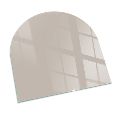 Glass hearth for log burner Color: Light brown