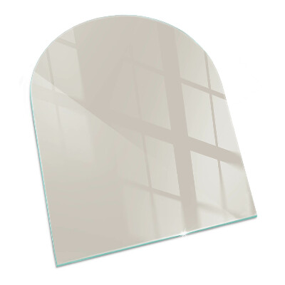 Glass hearths for wood burners Color Light cream