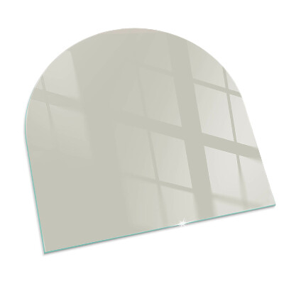 Glass hearths for wood burners Color Light cream