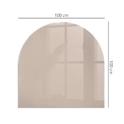 Glass hearths for wood burners Color: Light brown