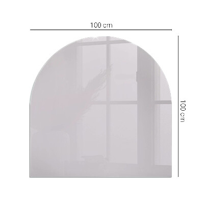 Glass hearth for log burner Color Light purple