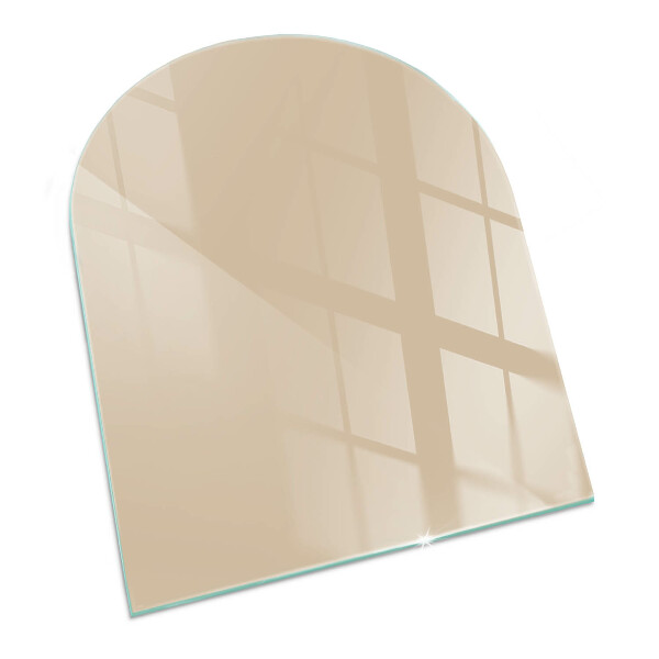 Glass hearths for wood burners Color Beige