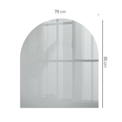 Glass hearth for log burner Color Light grey