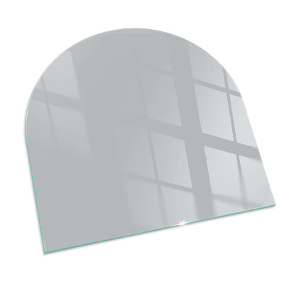 Glass hearth for log burner Color Light grey