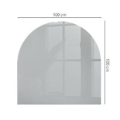 Glass hearth for log burner Color Light grey