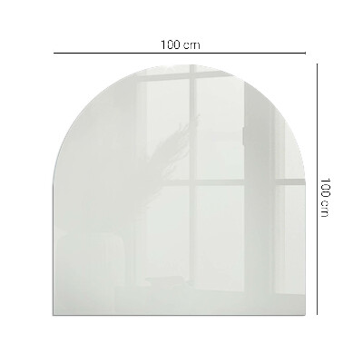 Glass hearth for log burner Color Gray