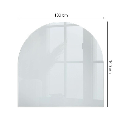 Glass hearth for log burner Color Light grey