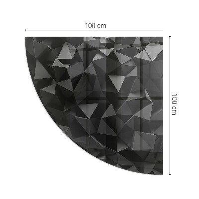 Glass hearth Three-dimensional geometry