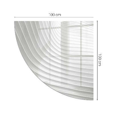 Glass hearth for wood stove Waves of delicate lines