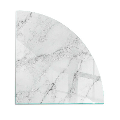 Glass hearth Marble pattern with veins
