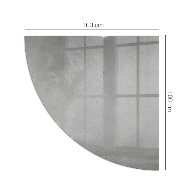 Glass hearth for wood stove Concrete texture with effect