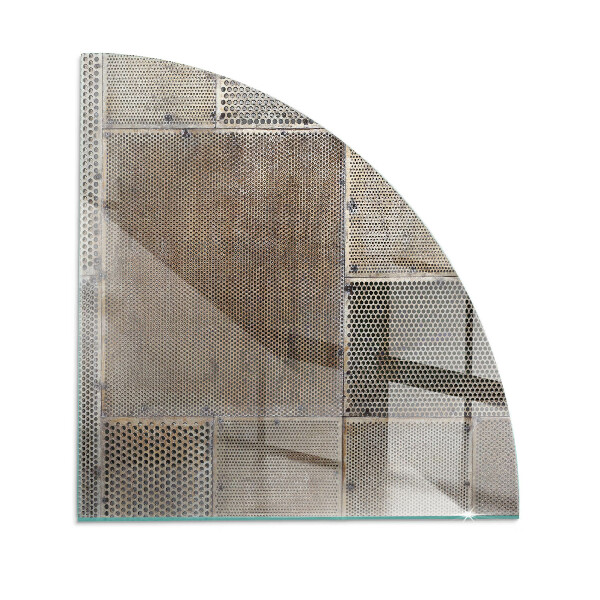 Glass hearth Pattern of perforated sheet metal