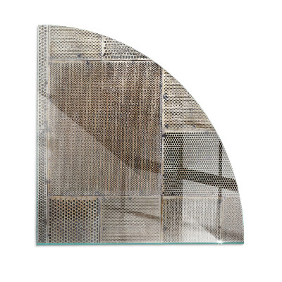 Glass hearth Pattern of perforated sheet metal