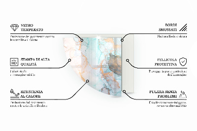 Glass hearth Marble structure pattern
