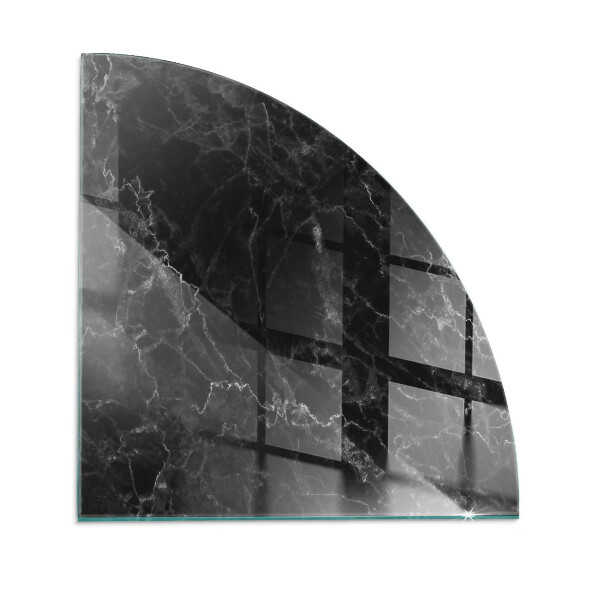 Glass hearth Elegant marble pattern