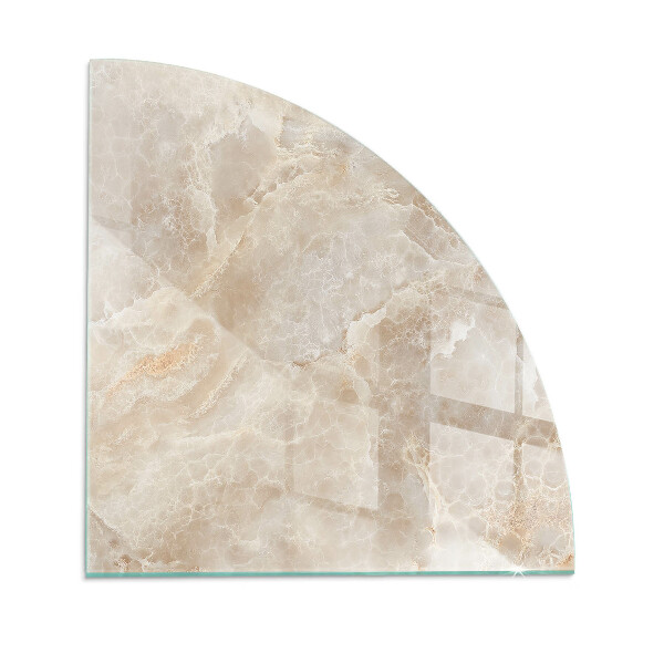 Glass hearth for wood stove Natural stone pattern