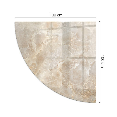 Glass hearth for wood stove Natural stone pattern