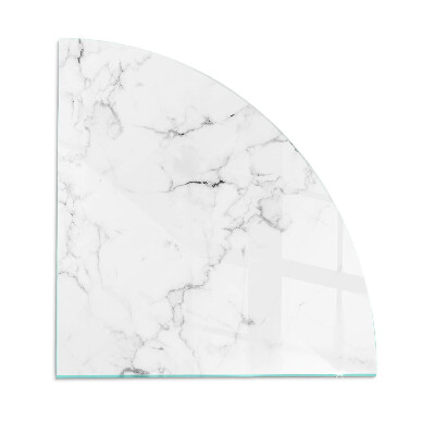 Glass hearth Marble pattern with veins