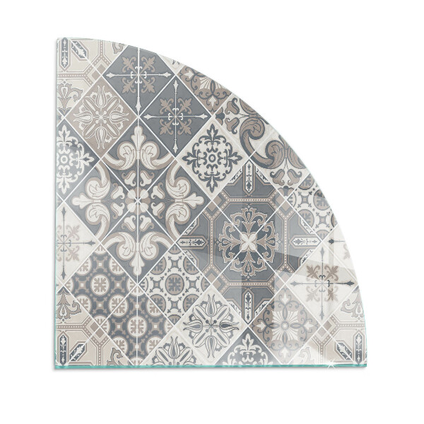 Glass hearth Decorative mosaic pattern