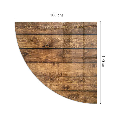 Glass hearth Wooden board with grain