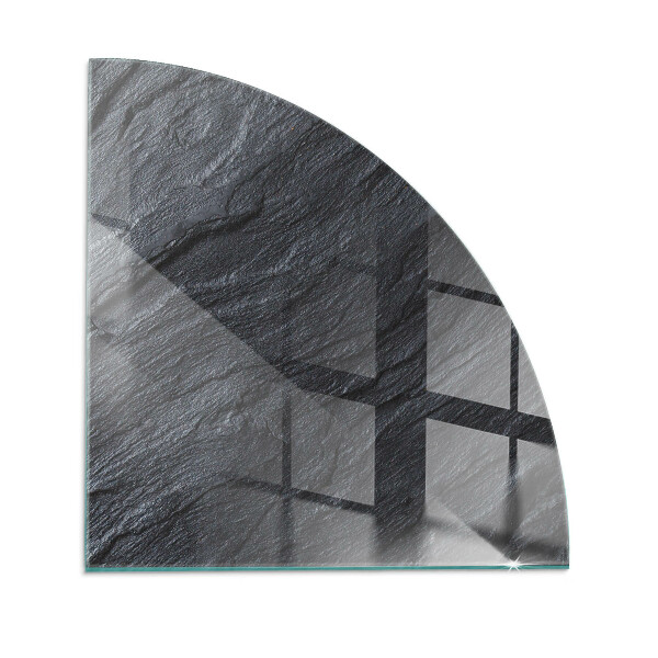 Glass hearth for wood stove Stone surface texture