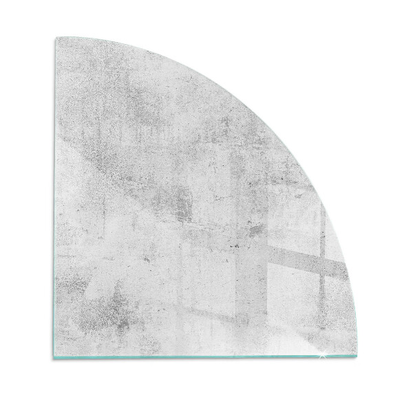 Glass hearth for wood stove Raw concrete texture