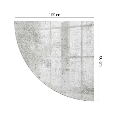 Glass hearth for wood stove Raw concrete texture