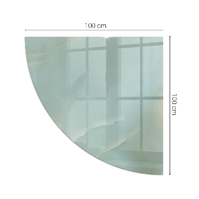 Glass hearth Delicate marble pattern
