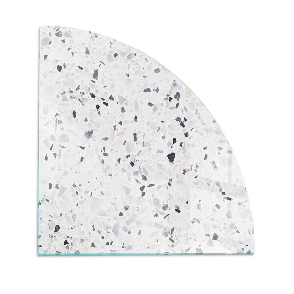 Glass hearth Stone pattern with particles