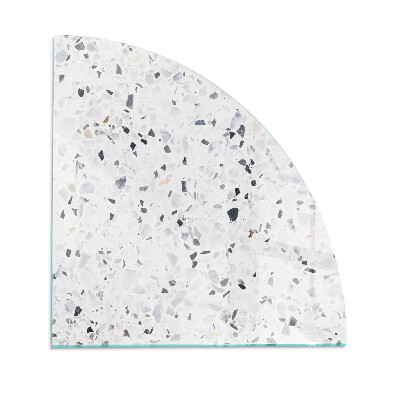 Glass hearth Stone pattern with particles