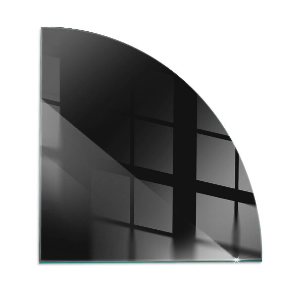 Glass hearth for wood stove Color Dark graphite