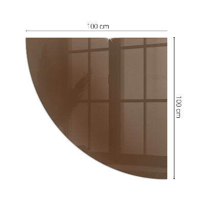 Glass hearth Color Brown