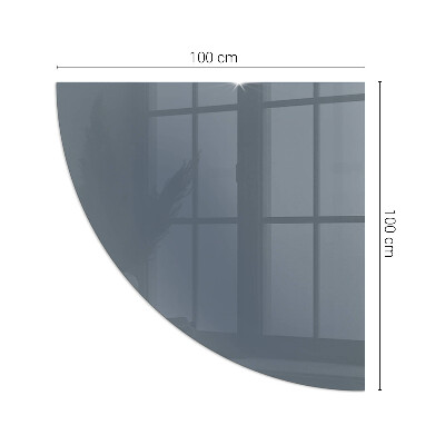 Glass hearth for wood stove Color Dark blue