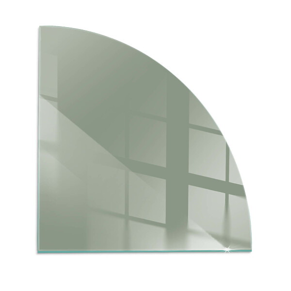 Glass hearth for wood stove Color grey-green