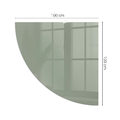 Glass hearth for wood stove Color grey-green