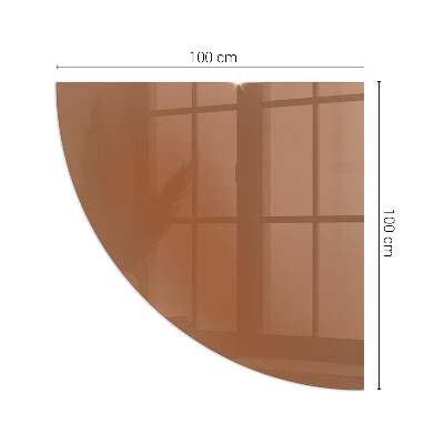 Glass hearth Color Brown