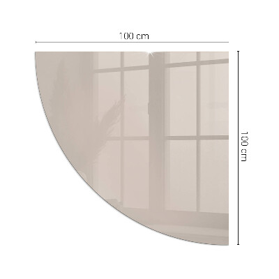 Glass hearth Color: Light brown