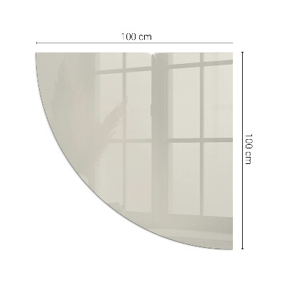Glass hearth for wood stove Color Light cream