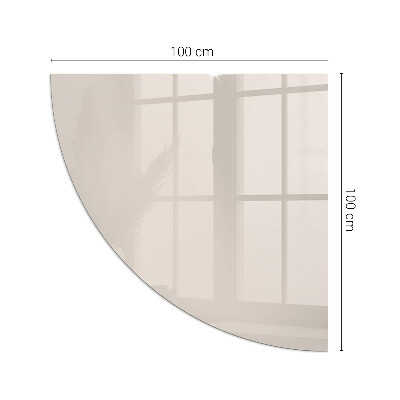 Glass hearth for wood stove Color Pale pink