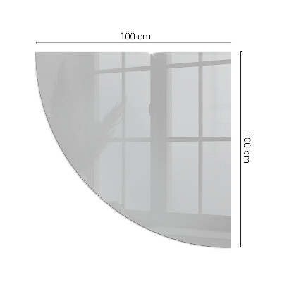 Glass hearth Color Light grey