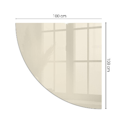 Glass hearth for wood stove Color Beige