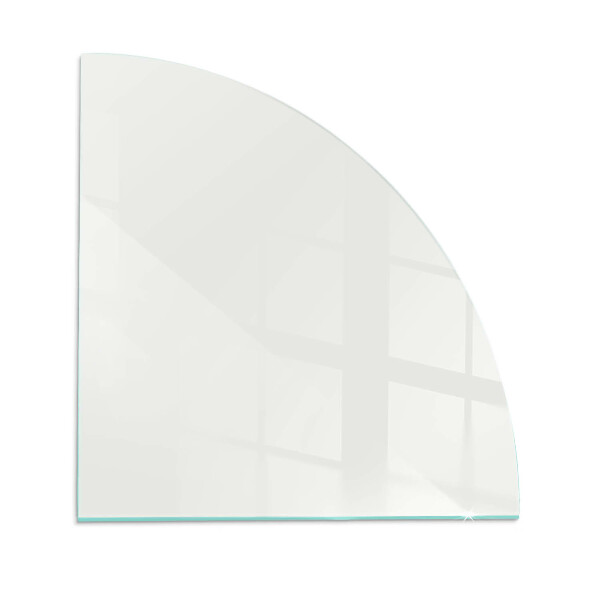 Glass hearth for wood stove Ivory color