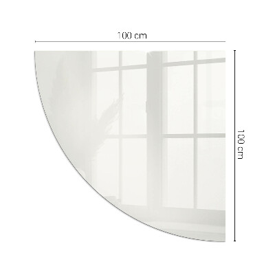 Glass hearth for wood stove Ivory color