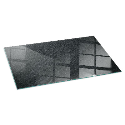 Glass fire hearth rectangular Natural stone texture