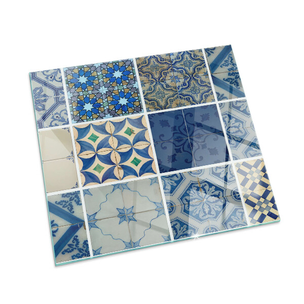 Glass fire hearth rectangular Ceramic tile patterns