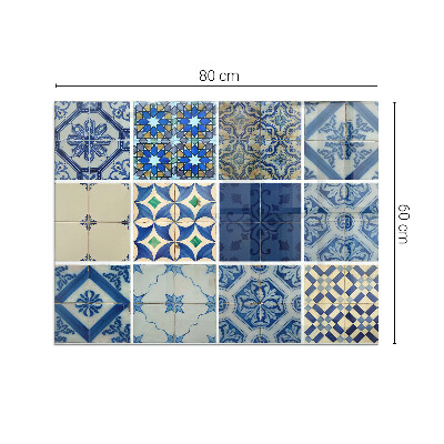 Glass fire hearth rectangular Ceramic tile patterns